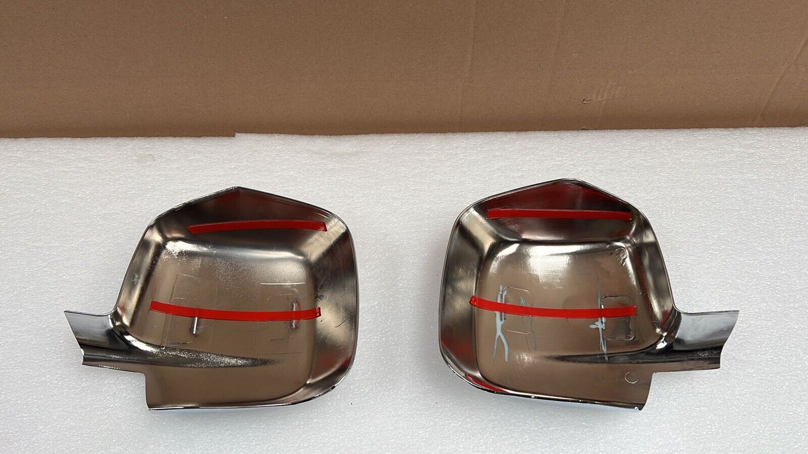 Fiorino/Bipper/Nemo 2008+ ABS Chrome Mirror Cover 2Pcs - Image 2