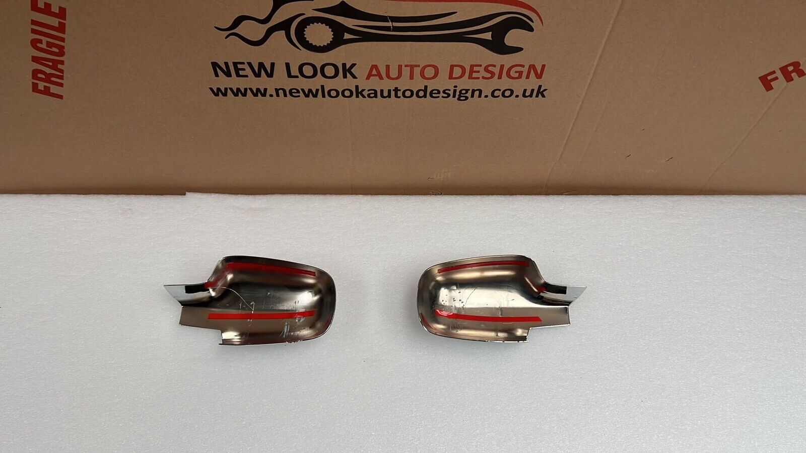 Renault Megane ABS Chrome Mirror Cover 2Pcs - Image 4