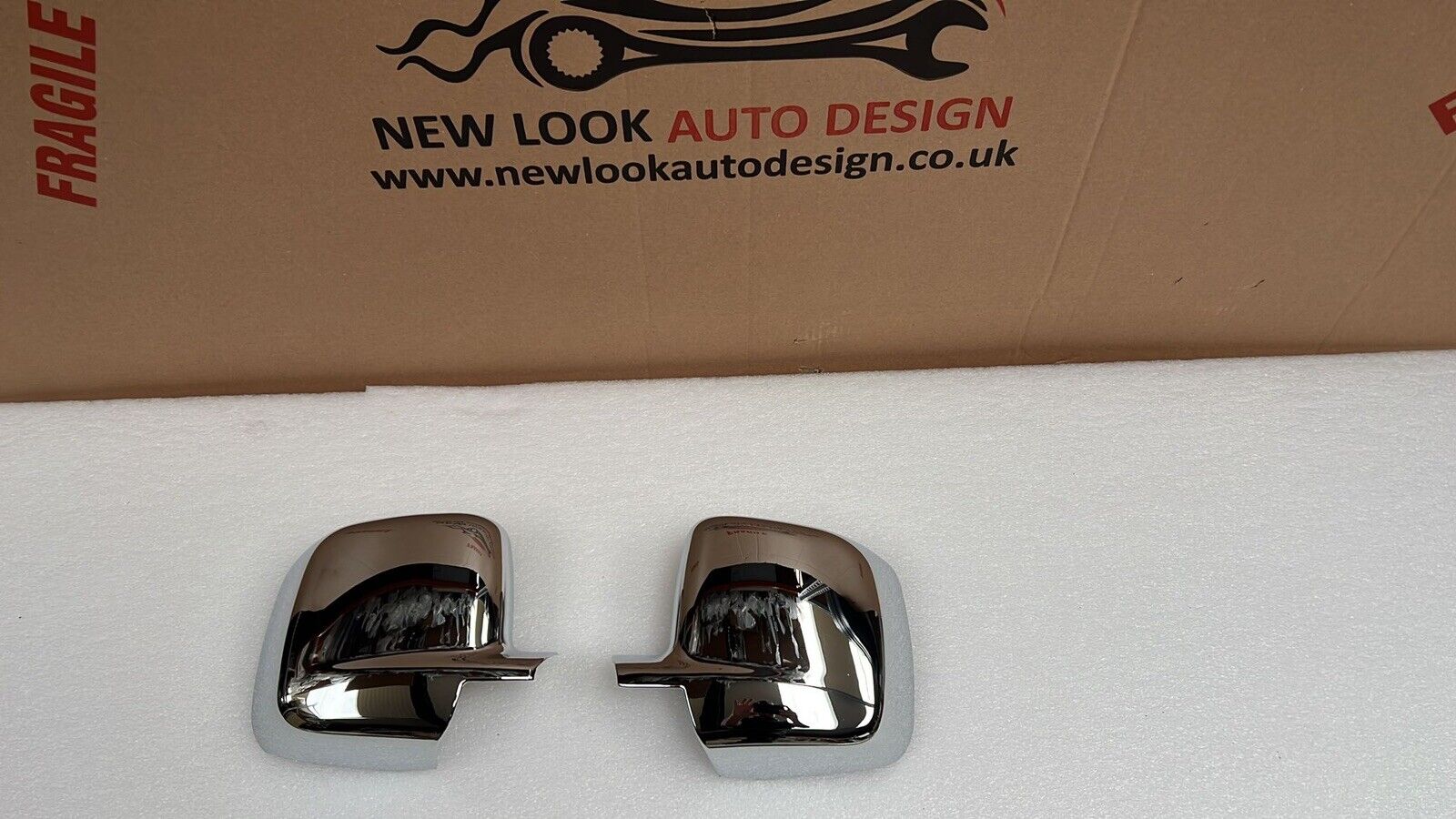 Fiorino/Bipper/Nemo 2008+ ABS Chrome Mirror Cover 2Pcs