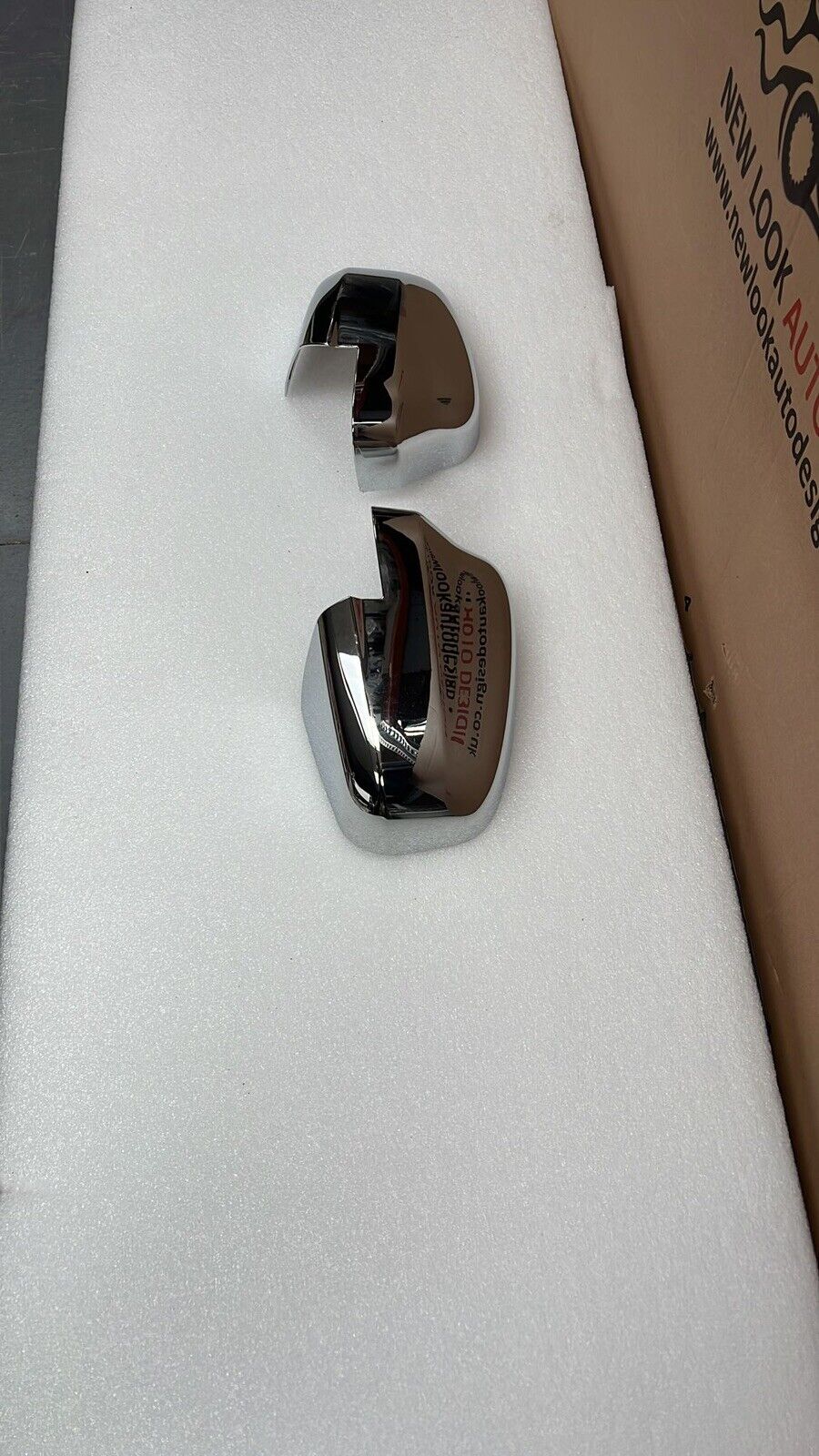 Fits Ford Courier 2017+ ABS Chrome Mirror Cover 2Pcs - Image 3