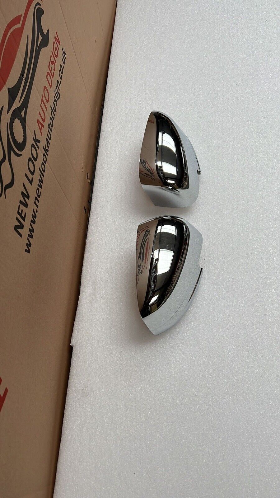 Fits Courier 2014-2016 ABS Chrome Mirror Cover 2Pcs - Image 4