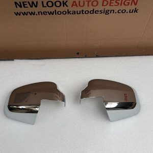 Fits Ford Courier 2017+ ABS Chrome Mirror Cover 2Pcs