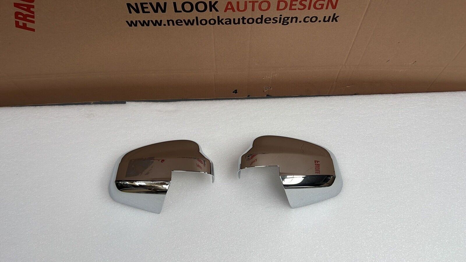 Fits Ford Courier 2017+ ABS Chrome Mirror Cover 2Pcs