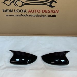 For VW Passat CC 2012-2017 Piano Black Wing Mirror Cap Covers Set
