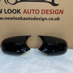 For BMW 3 Series E93 LCI 2009-2013 Piano Black Wing Mirror Cap Covers Set
