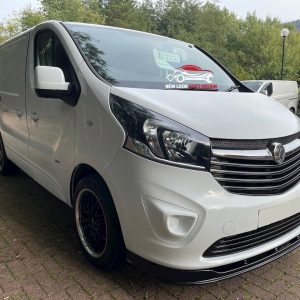 Vauxhall Vivaro 2014-2018 LOWER FRONT ABS GLOSS BLACK SPLITTER BUMPER LIP ADD ON