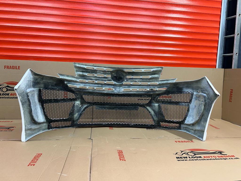 Full Body Kit for VW T8 2020-2023 LWB Front & Back Bumper Grill, Side Skirt & Spoiler - Image 5