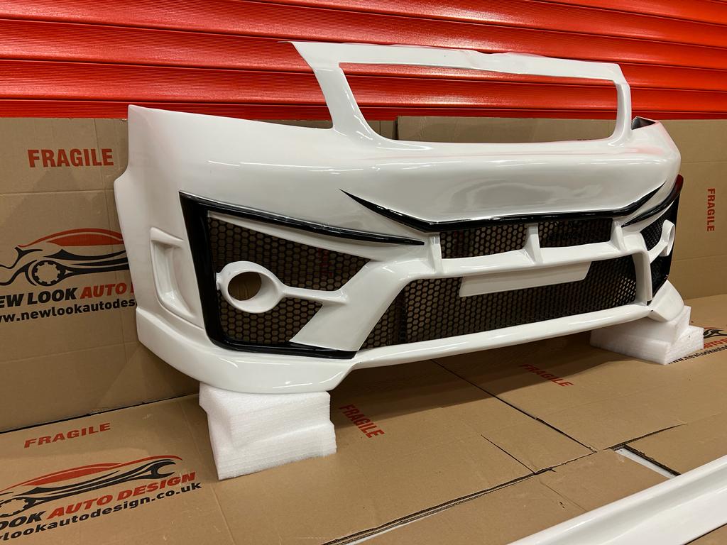 Full Body Kit for VW T5 Front, Back Bumper Grill, Side Skirt & Spoiler - Image 4