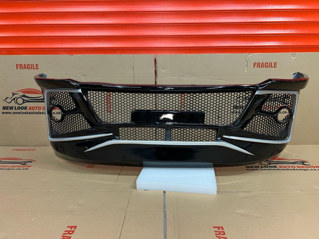 Body Kit for VW T7 Black Front & Back Bumper ,Side Skirts & Spoiler - Image 4