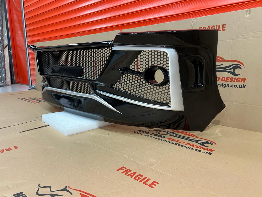 Body Kit for VW T7 Black Front & Back Bumper ,Side Skirts & Spoiler - Image 6
