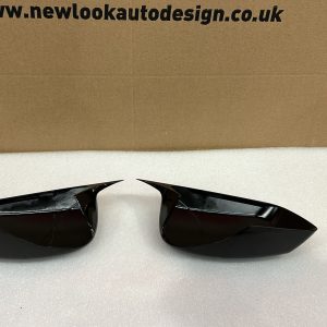 Mercedes 5 series E60 2003-2010 Piano Black Wing Mirror Cap Covers Set