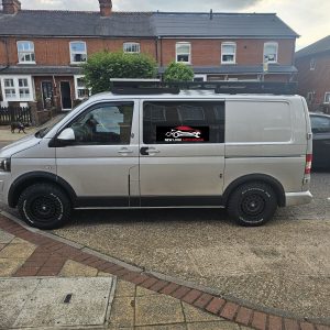 VW T5 T5.1 2003-2015 LWB WHEEL ARCHES FENDER FLARES BLACK ABS