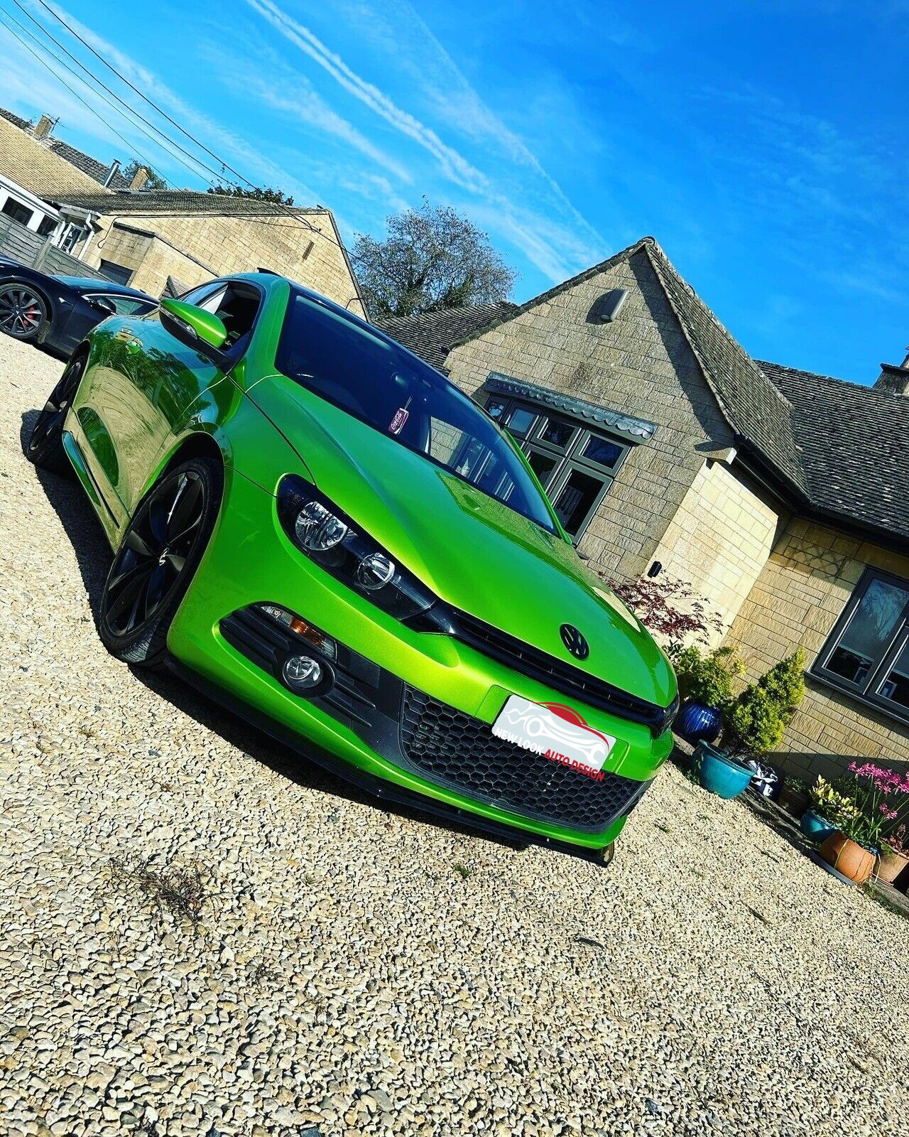 Fits VW SCIROCCO LOWER FRONT ABS GLOSS BLACK SPLITTER BUMPER LIP 2008-2017 - Image 7