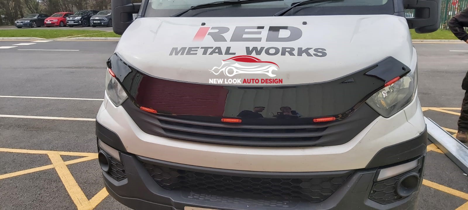 Bonnet Guard Black Acrylic with LED fits Iveco Daily 2014+ - Image 6