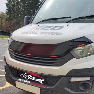 Bonnet Guard Black Acrylic with LED fits Iveco Daily 2014+