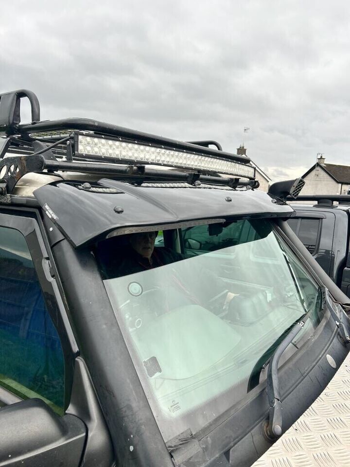 Mitsbubishi L200 2015+ Sun Visor Black Acrylic