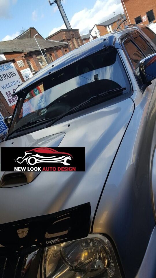Mitsbubishi L200 2015+ Sun Visor Black Acrylic - Image 2