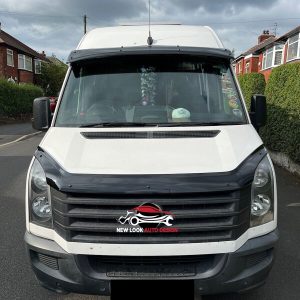 Sun Visor Black and Bug Guard for VW CRAFTER 2006-2016
