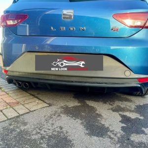 Fits SEAT LEON FR Rear Diffuser ABS