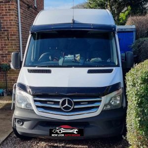 Sun Visor Black and Bug Guard for MERCEDES SPRINTER 2014-2018