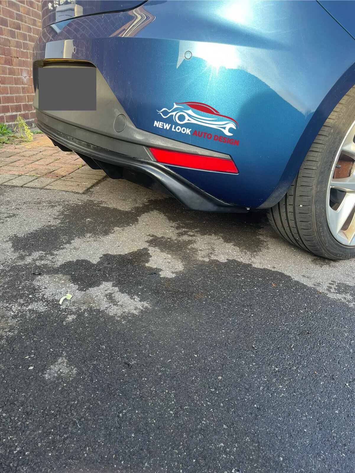 SEAT LEON FR Rear Diffuser Set ABS and LOWER FRONT ABS GLOSS BLACK SPLITTER LIP - Image 20