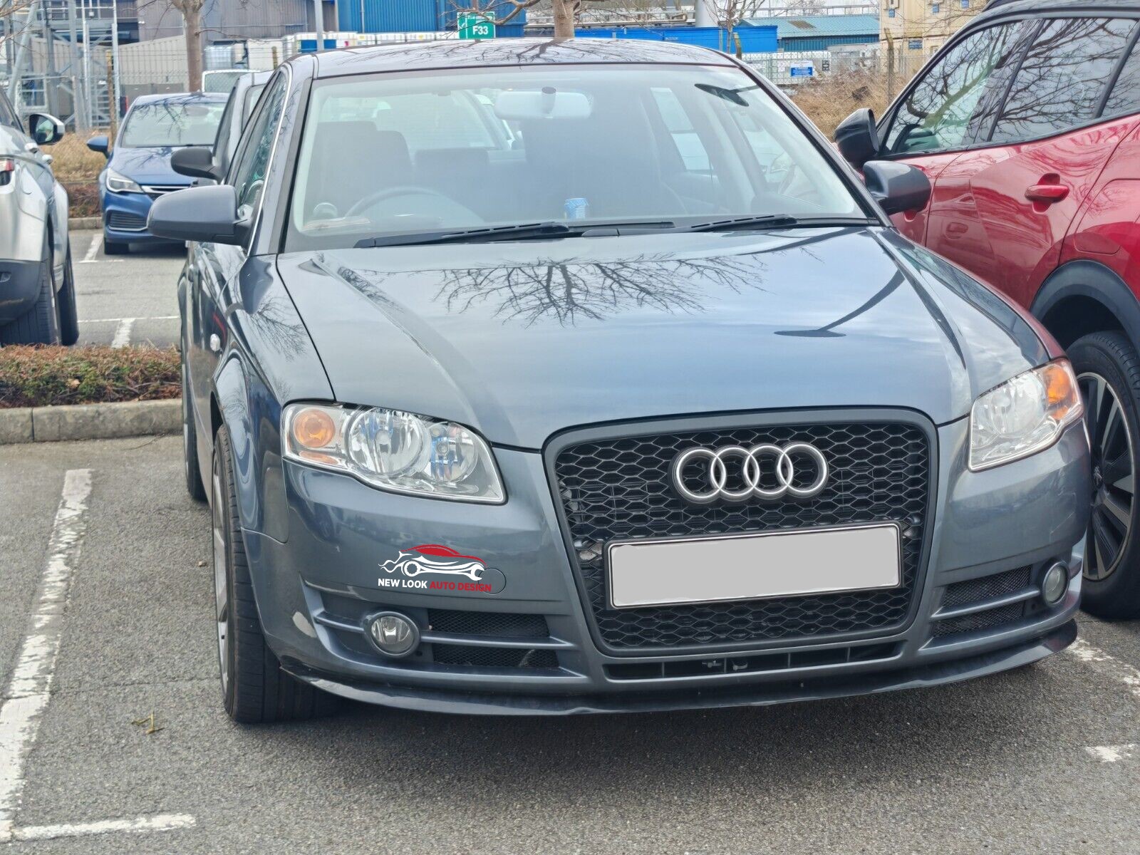 Seat Cupra Front ABS Gloss Black Splitter Bumper Lip - Image 3