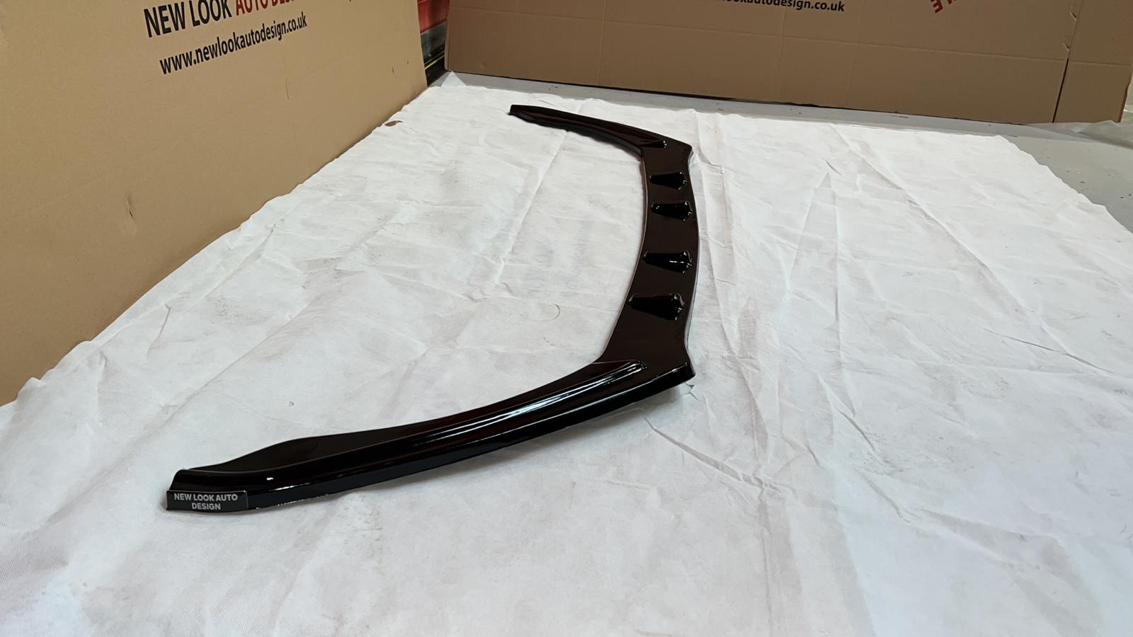 SEAT LEON FR Rear Diffuser Set ABS and LOWER FRONT ABS GLOSS BLACK SPLITTER LIP - Image 5