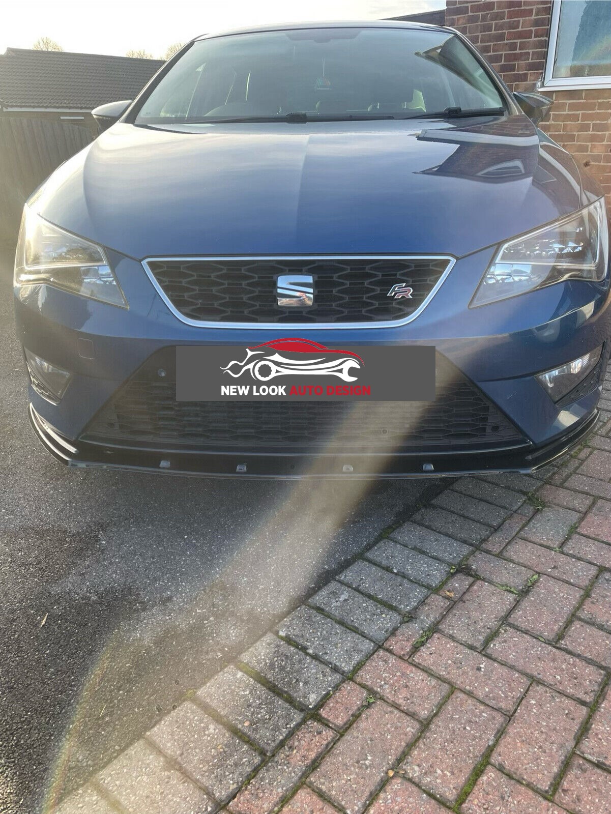 SEAT LEON FR Rear Diffuser Set ABS and LOWER FRONT ABS GLOSS BLACK SPLITTER LIP - Image 22