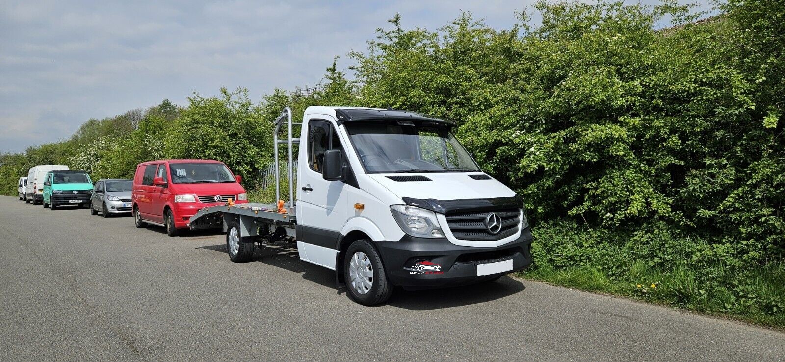 Sun Visor Black and Bug Guard for MERCEDES SPRINTER 2014-2018 - Image 9