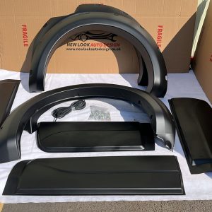 Wheel Arch and Body Cladding Black side panels for Ford Ranger 2016+