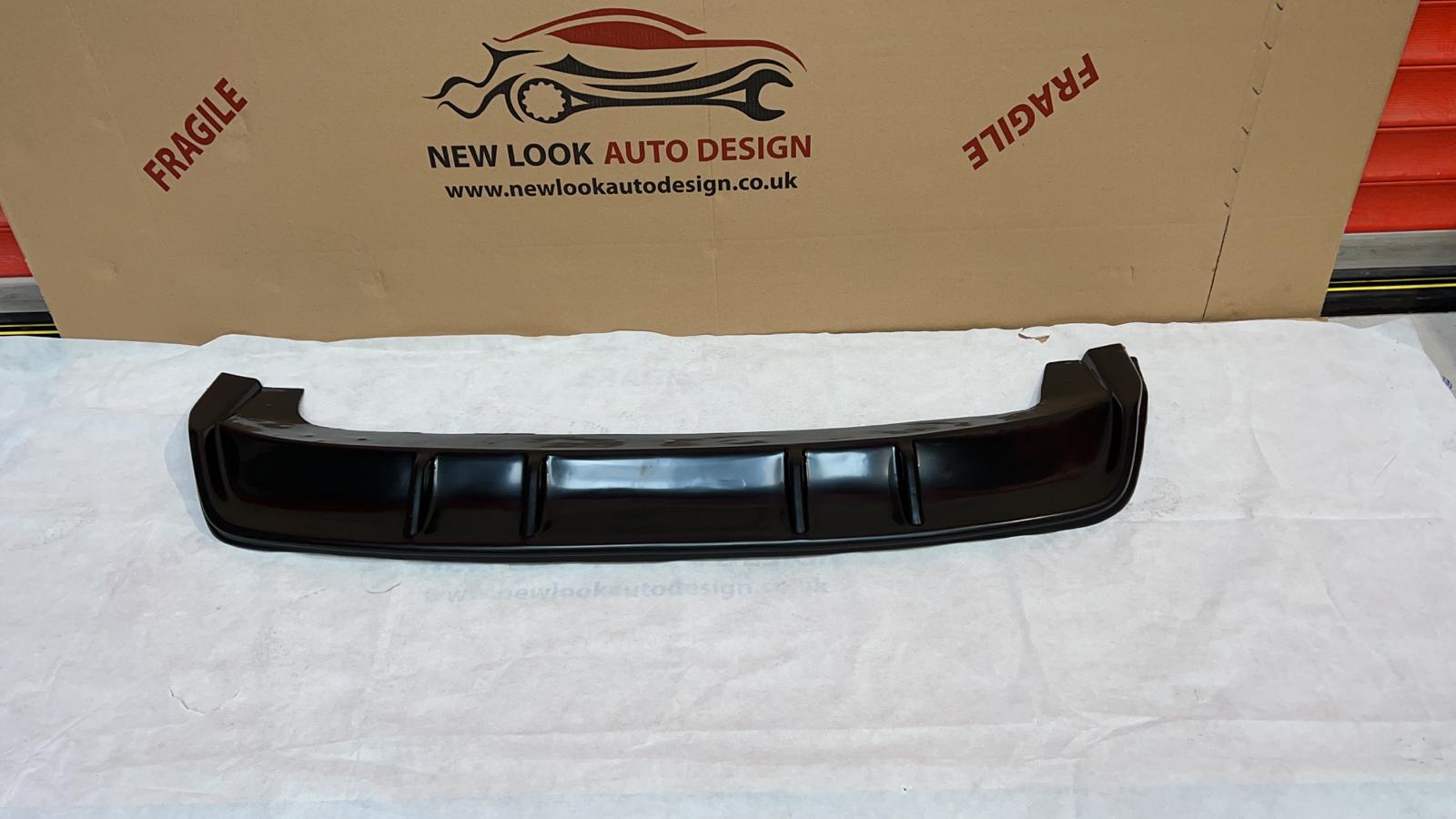 SEAT LEON FR Rear Diffuser Set ABS and LOWER FRONT ABS GLOSS BLACK SPLITTER LIP - Image 18