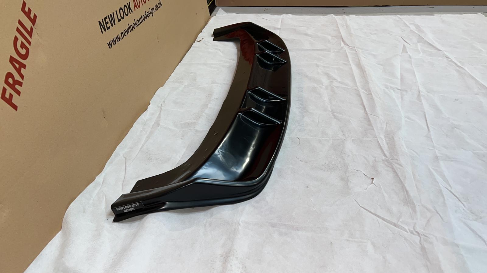 SEAT LEON FR Rear Diffuser Set ABS and LOWER FRONT ABS GLOSS BLACK SPLITTER LIP - Image 14