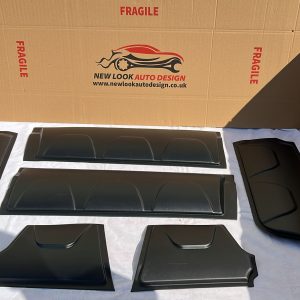 Body Cladding Black side panels for VW Amarok 2010-2016