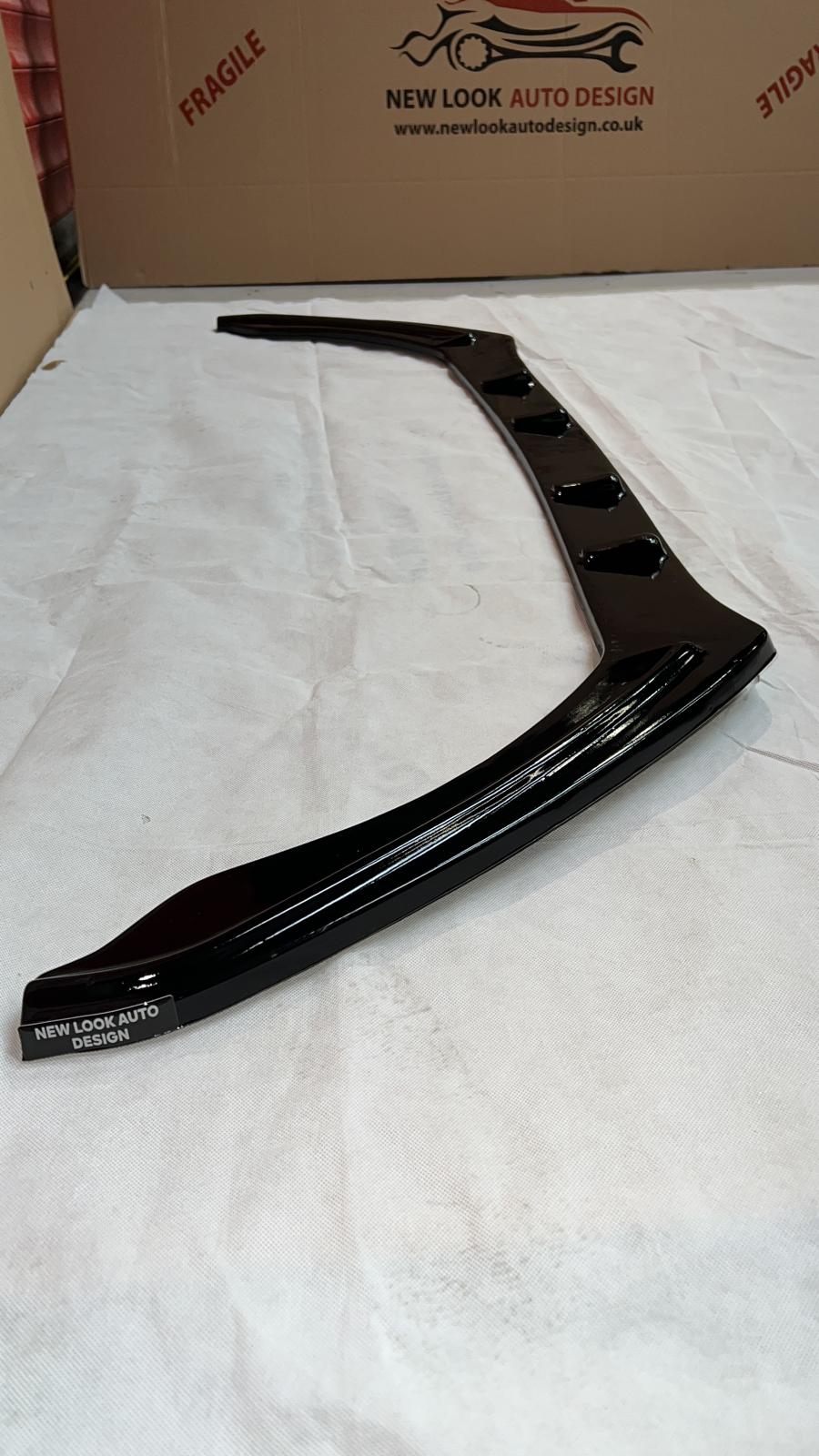 SEAT LEON FR Rear Diffuser Set ABS and LOWER FRONT ABS GLOSS BLACK SPLITTER LIP - Image 6