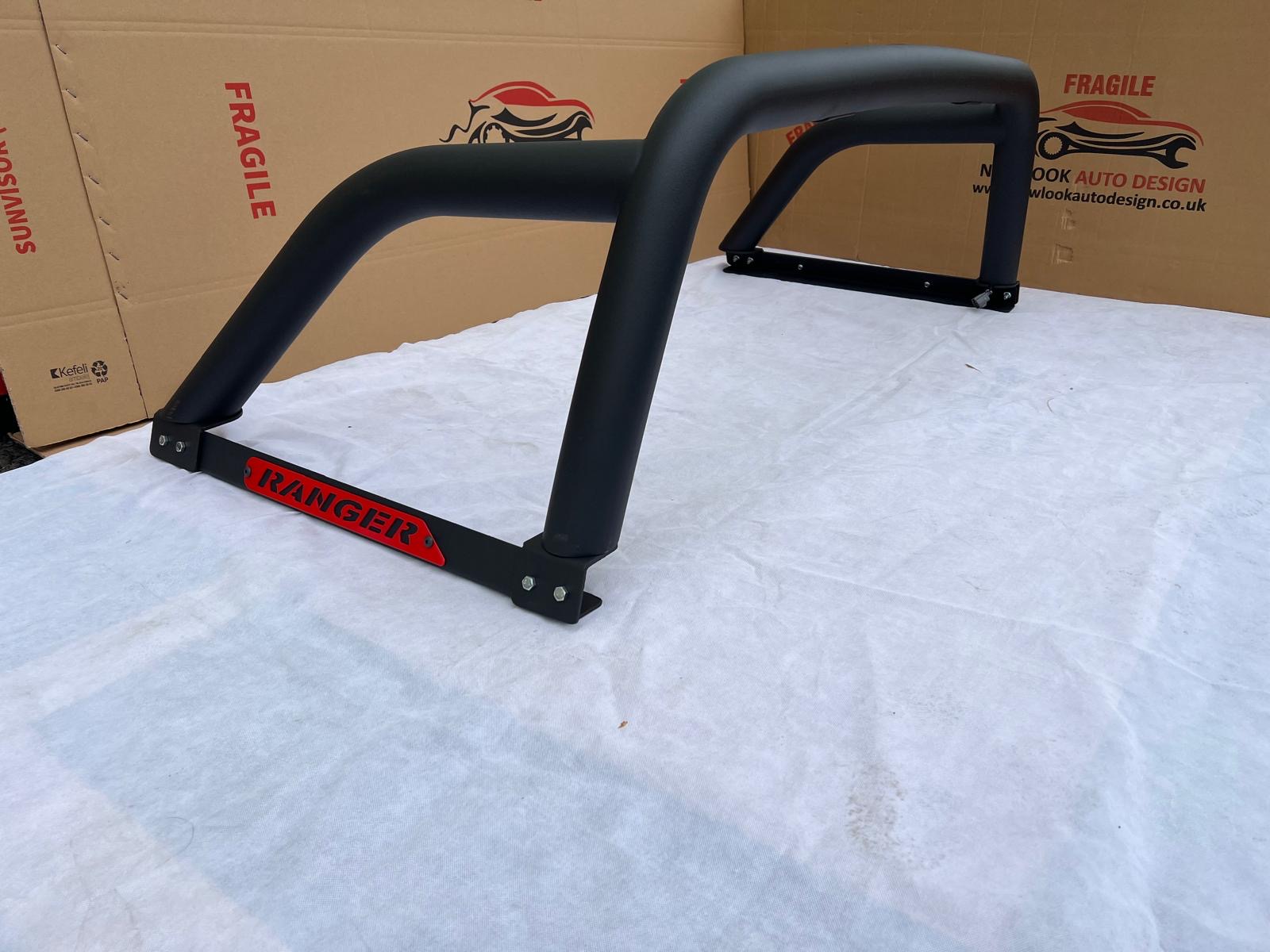 LED Black stainless steel Roll bar with Brake lights Fits Ford Ranger 2012+ - Image 9