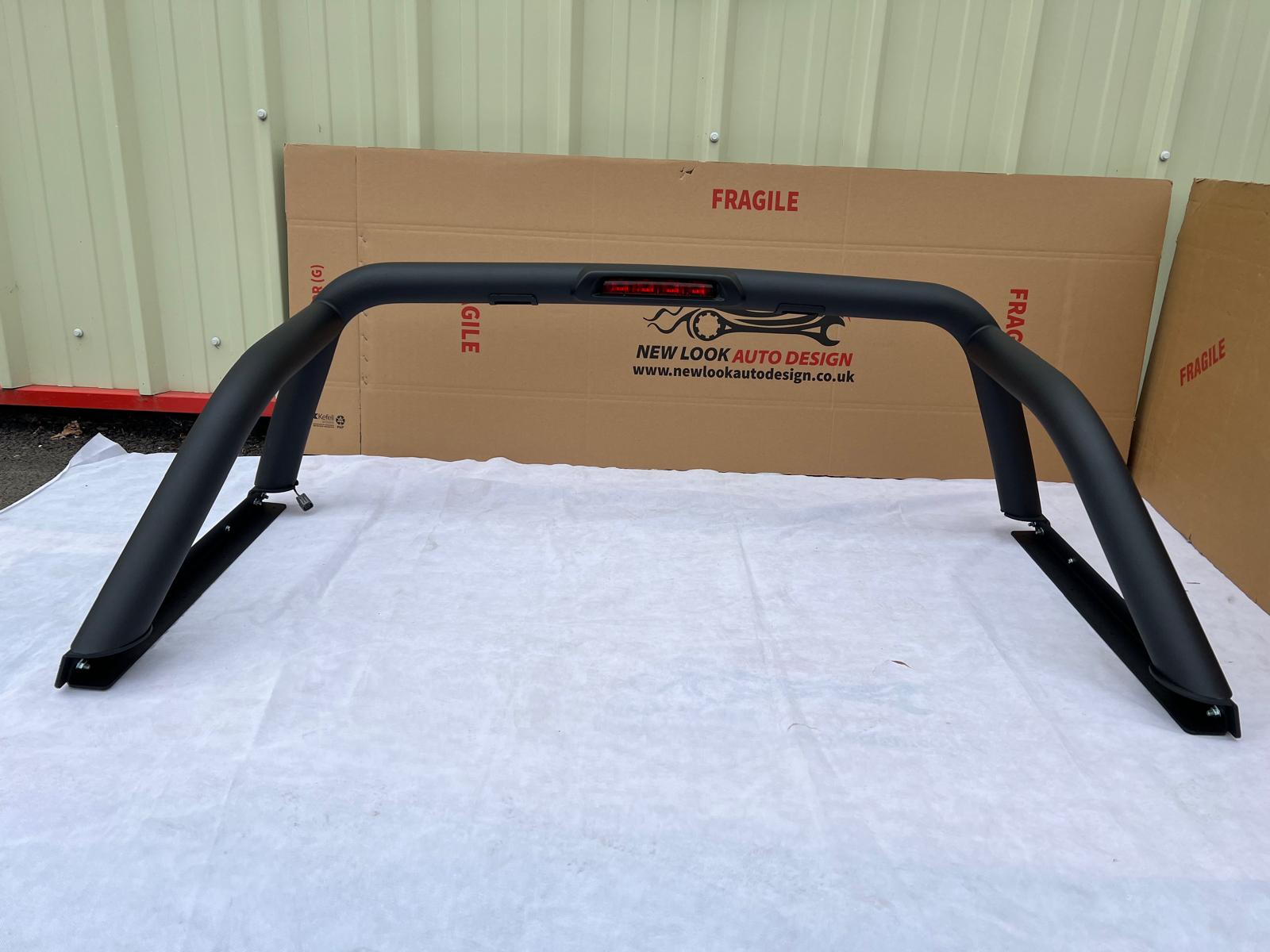 LED Black stainless steel Roll bar with Brake lights Fits Mitsubishi L200 2006-2014 - Image 7