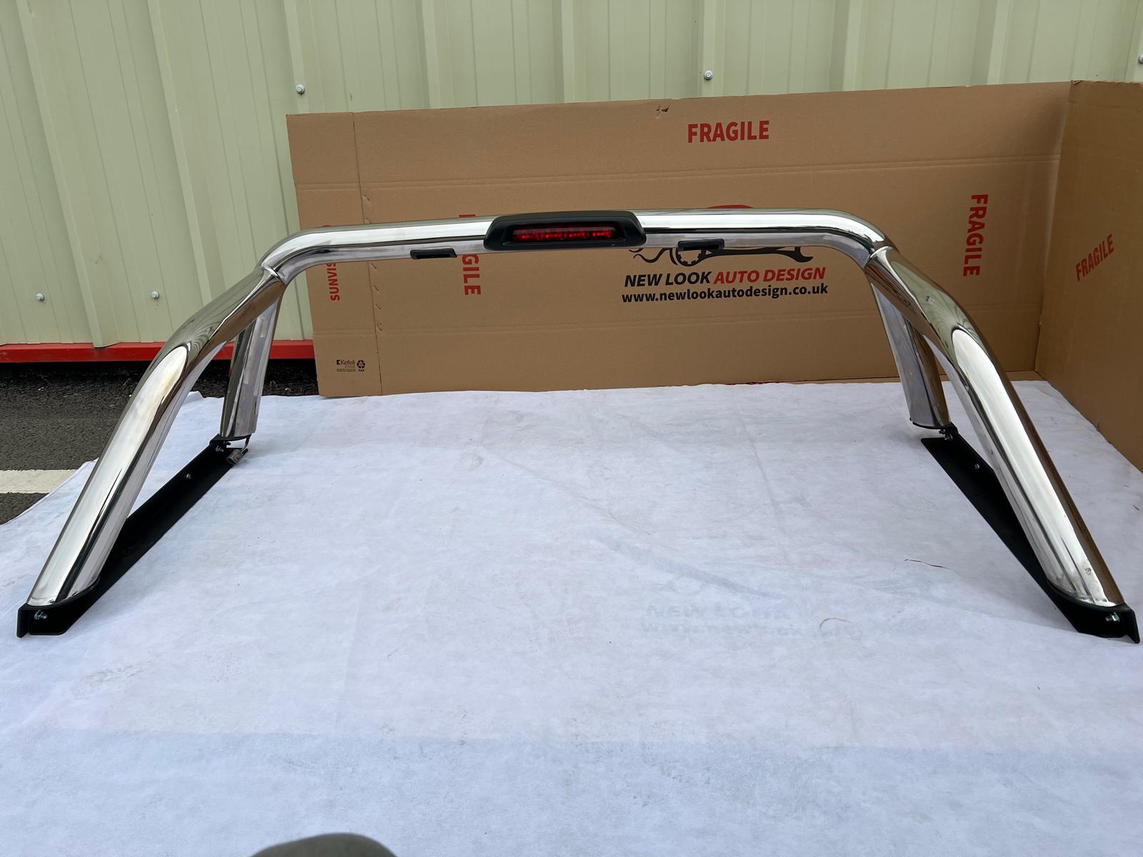 LED Chrome Roll bar with Brake lights Fits Ford Ranger 2012+ - Image 6