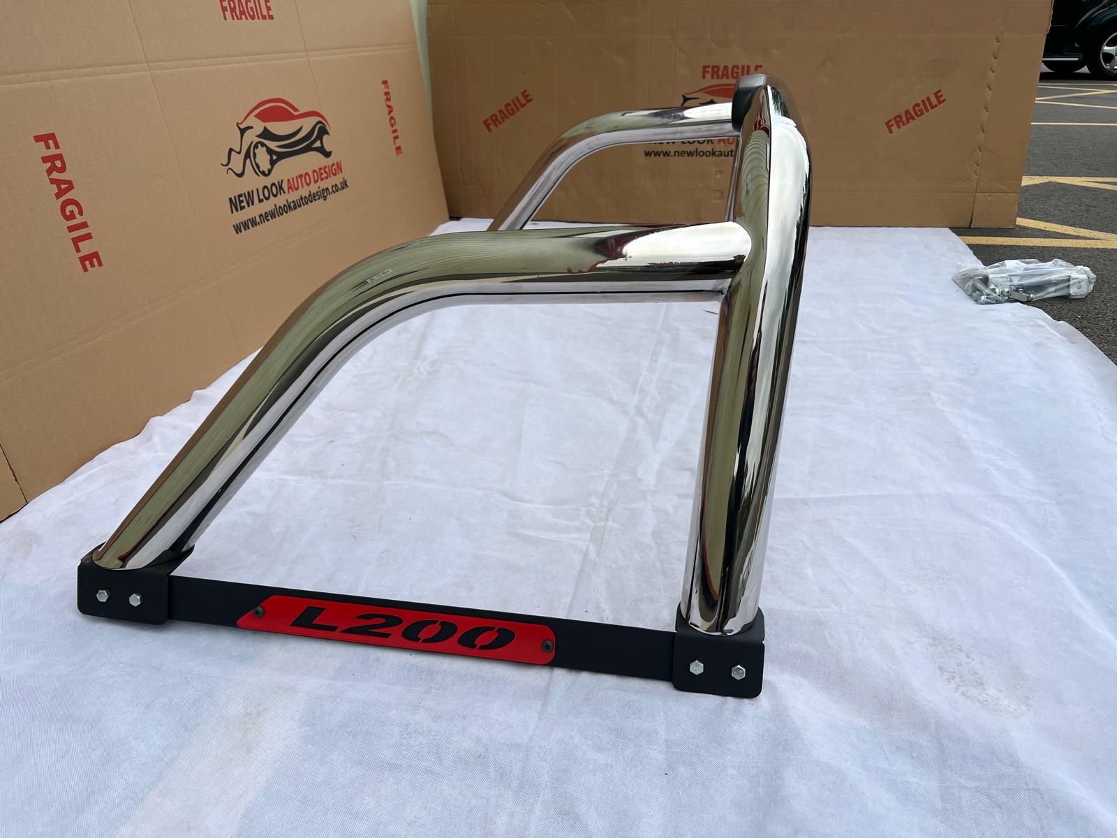 LED Chrome Roll bar with Brake lights Fits Mitsubishi L200 2006-2014 - Image 6