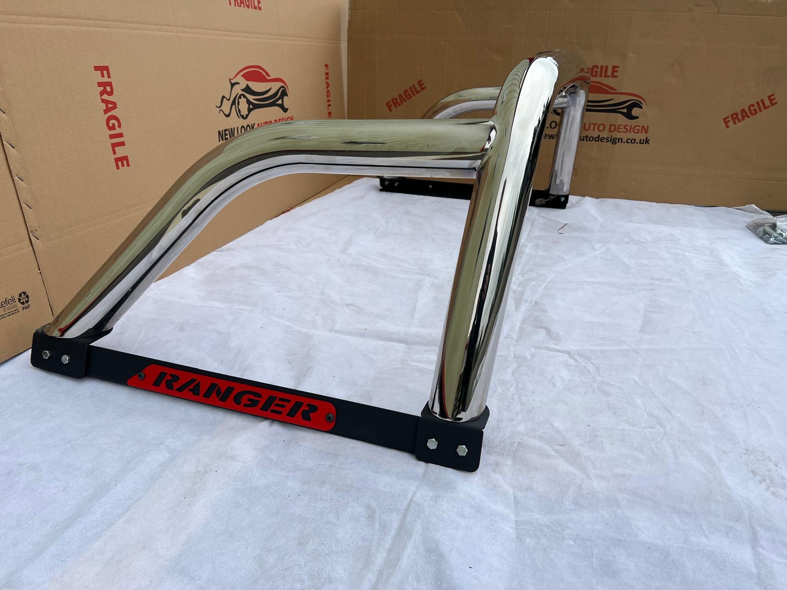 LED Chrome Roll bar with Brake lights Fits Ford Ranger 2012+ - Image 7