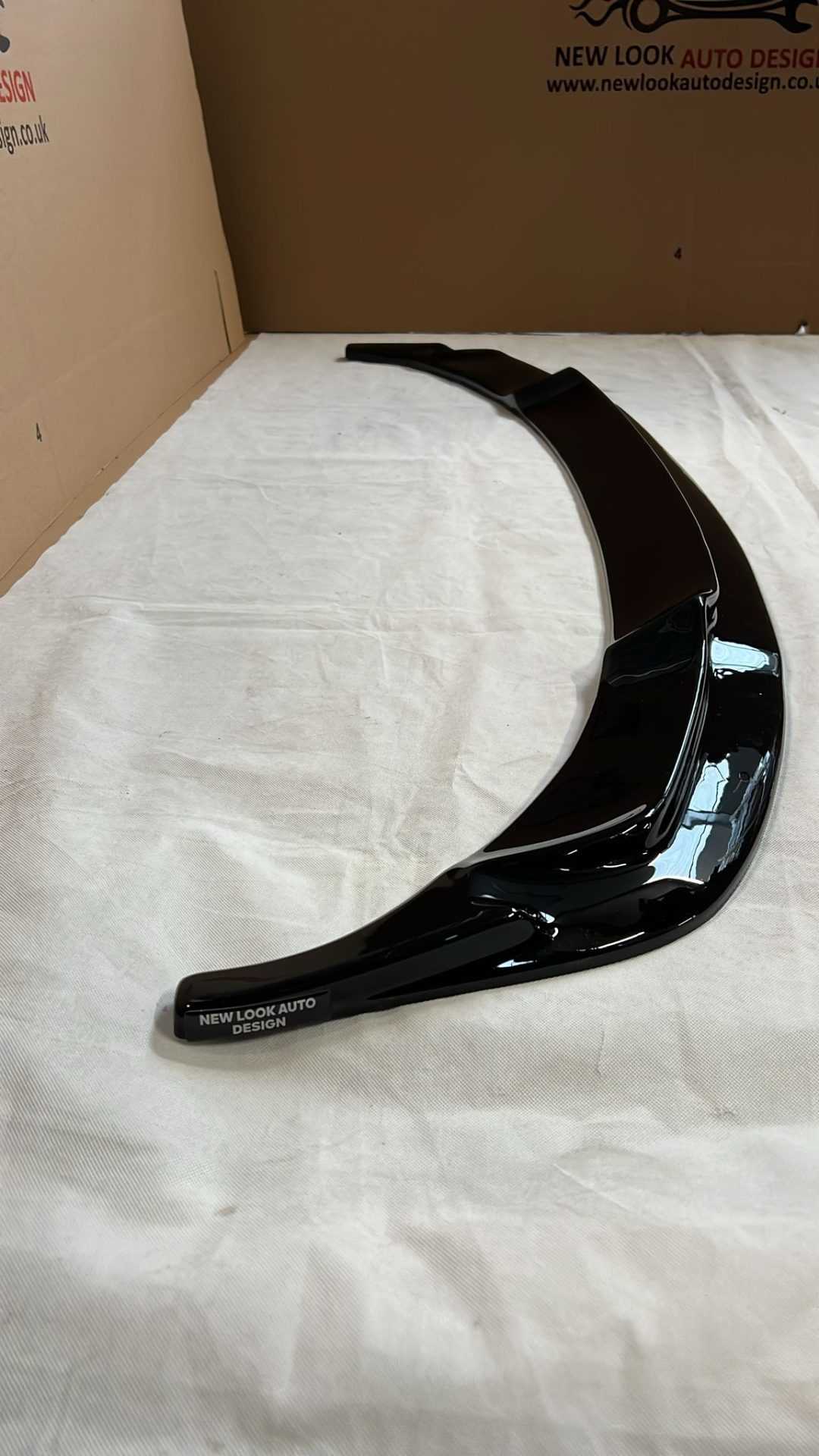 Set Black Side Skirt Extention Blades and Front Spoiler Lip for BMW 3 Series F30 F31 2012-2019 - Image 5