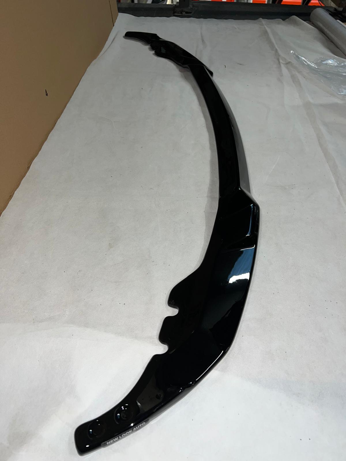 BMW F20 1 series 2015-2019 performance Lower Front Abs Gloss Black Splitter Bumper Lip - Image 2