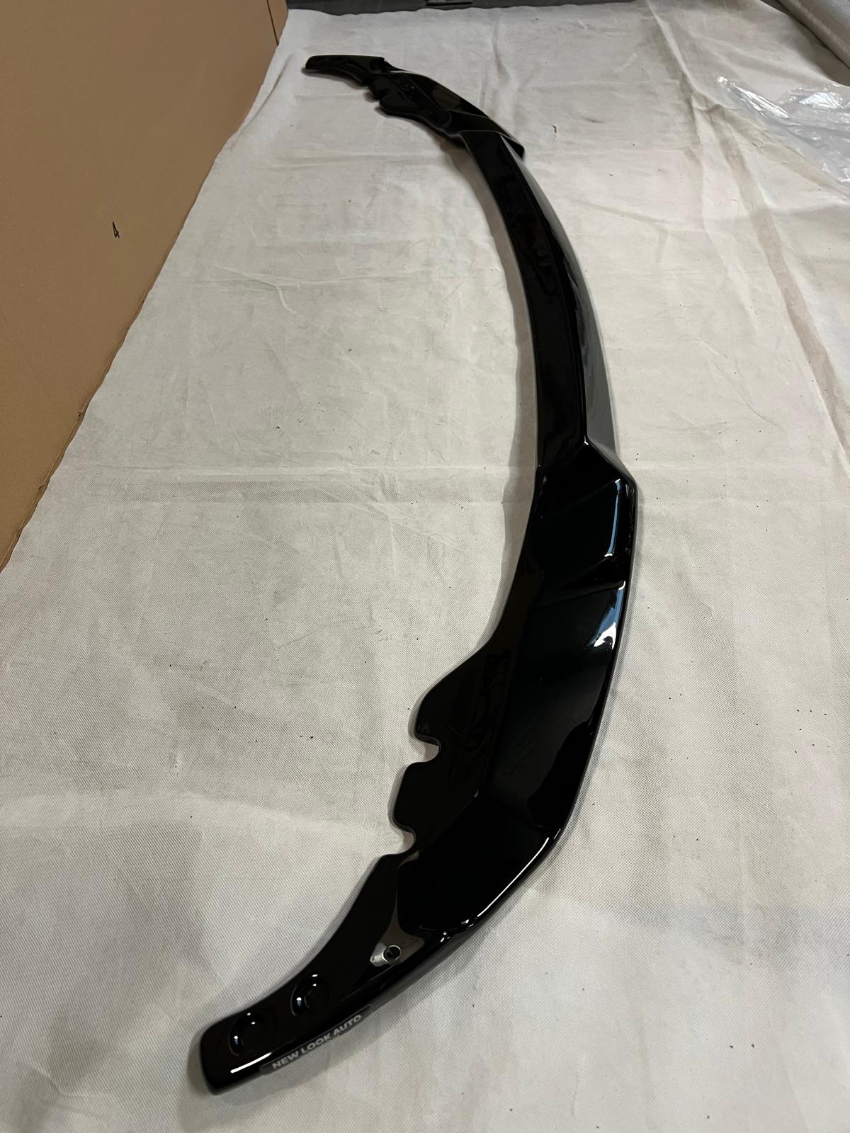 BMW F20 1 series 2015-2019 performance Lower Front Abs Gloss Black Splitter Bumper Lip - Image 3