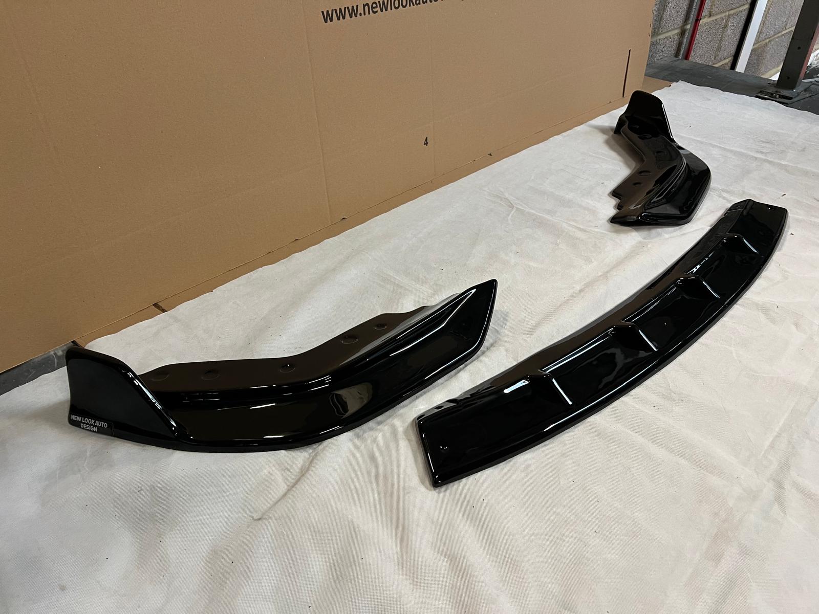 BMW 3 Series G20 G21 G28 M Sport 2019-2021 performance Lower Front Abs Gloss Black Splitter Bumper Lip - Image 6
