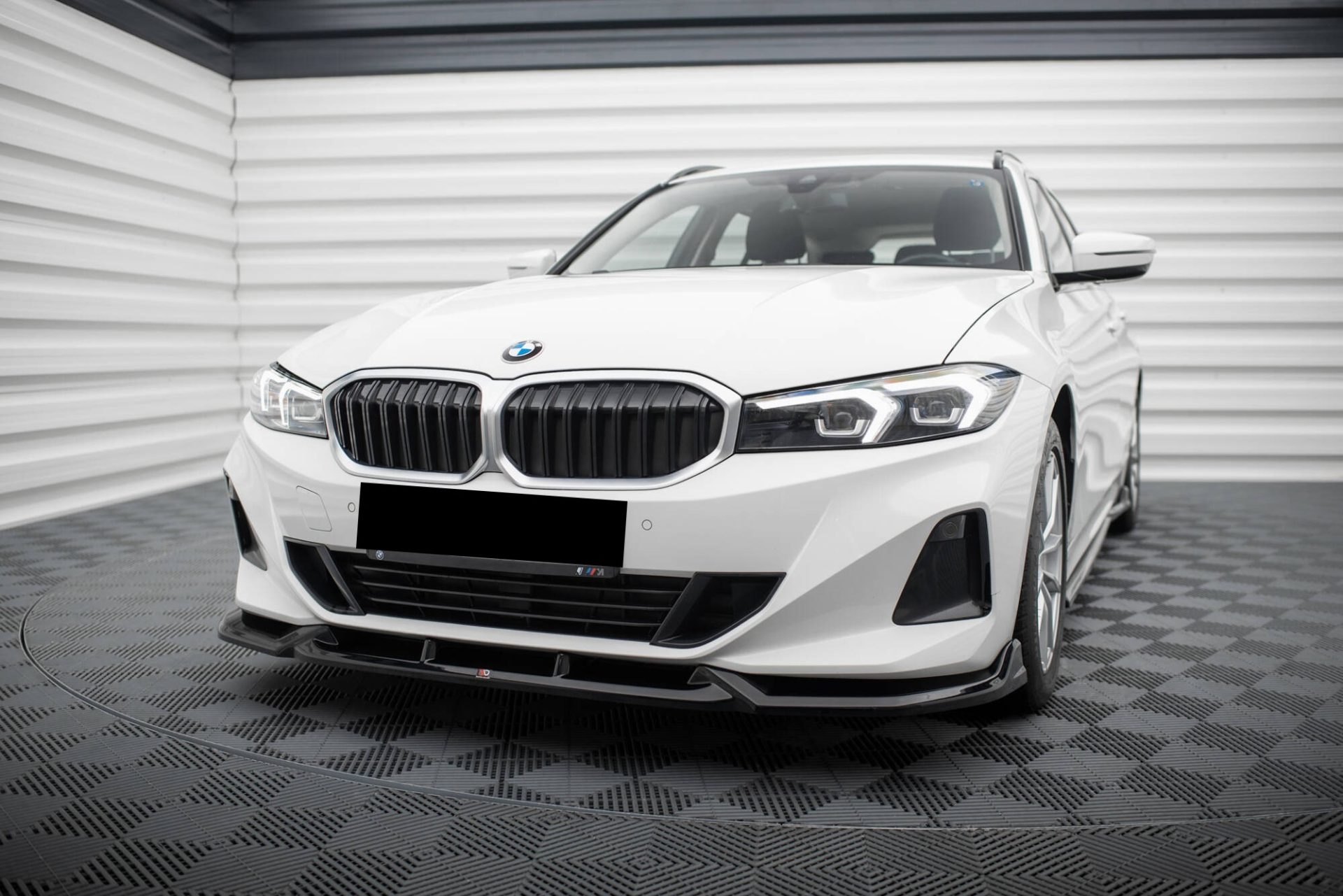 BMW 3 Series G20 G21 G28 M Sport 2019-2021 performance Lower Front Abs Gloss Black Splitter Bumper Lip