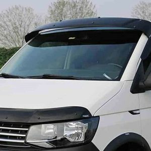 To fit VW Caddy 2010-2020 Black External Sun Visor Solid Acrylic