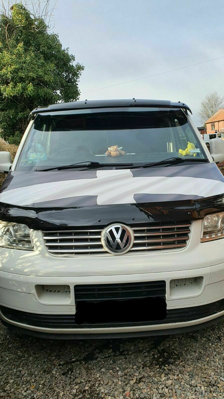To fit VW Caddy 2004-2010 Black External Sun Visor Solid Acrylic - Image 5