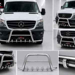 Mercedes-Benz Sprinter (2007–2017) Stainless Steel Front Bull Bar