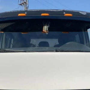 Sun Visor with LED Black Acrylic fits Ford Transit MK6 MK7 2002-2013