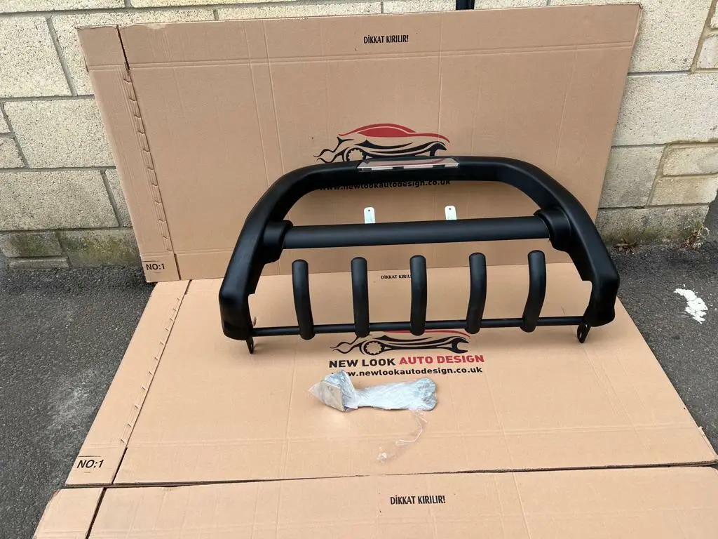VW Crafter 2007-2017 Black Bull Bar - Image 8