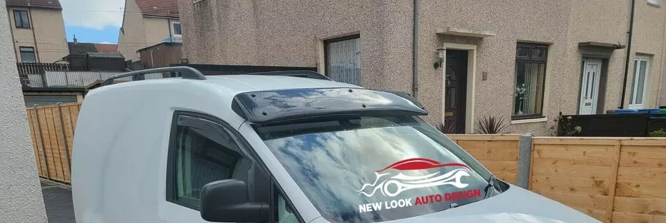 External Black Sun Visor For Renault Kangoo 2014-2021 - Image 6